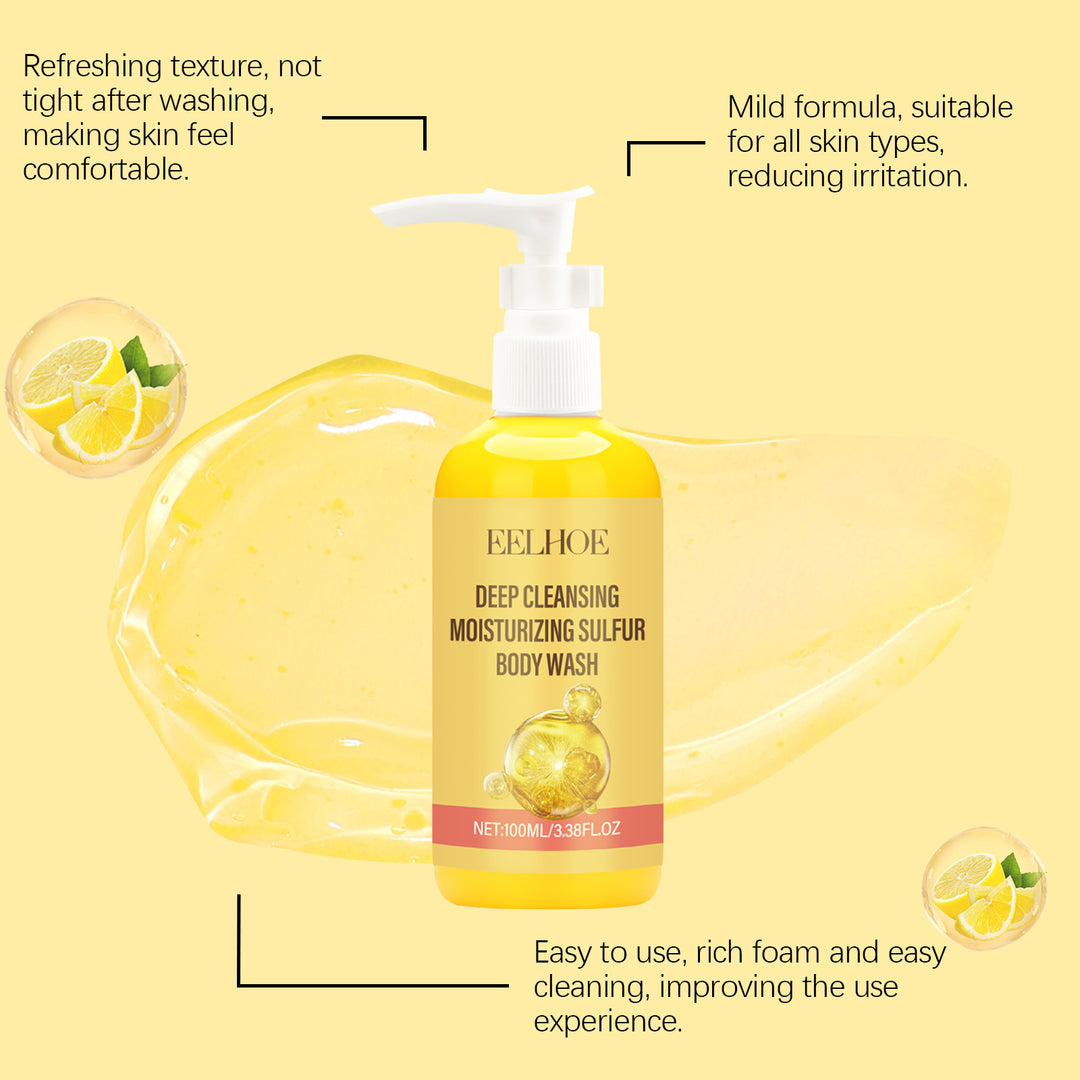 Deep Cleansing Moisturizing Sulfur Body Wash