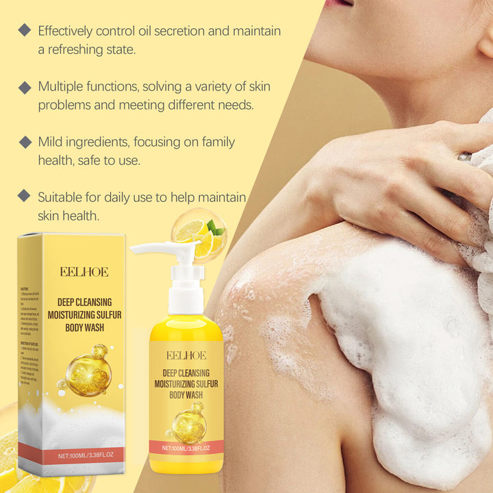 Deep Cleansing Moisturizing Sulfur Body Wash