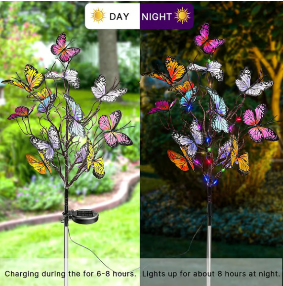 Solar Outdoor Butterfly Lights