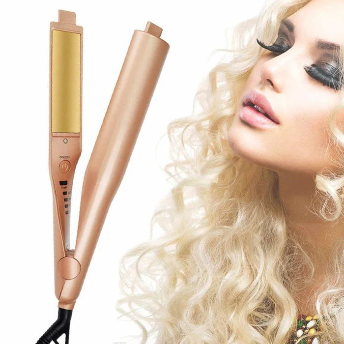 🔥49% OFF🔥 2-in-1 Hair Straightener Spiral Wave Curler