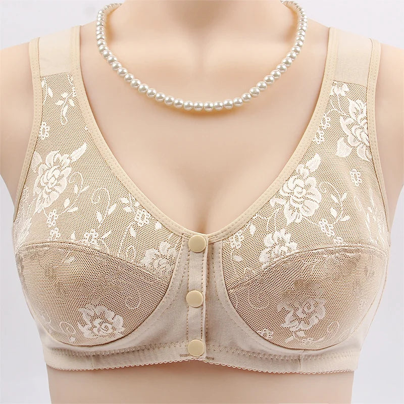 🔥Pay 1 Get 3(3packs)🔥Design for Senior Front Closure Bra