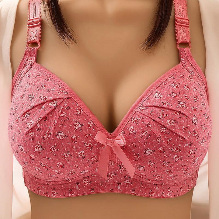 2024 NEW PLUS SIZE BRA WOMEN UNDERWEAR WIRE FREE COMFORT SOFT THIN BREATHABLE