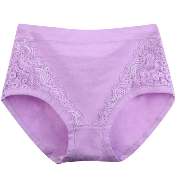 2024 Plus Size High Waist Leak Proof Cotton Panties🌸