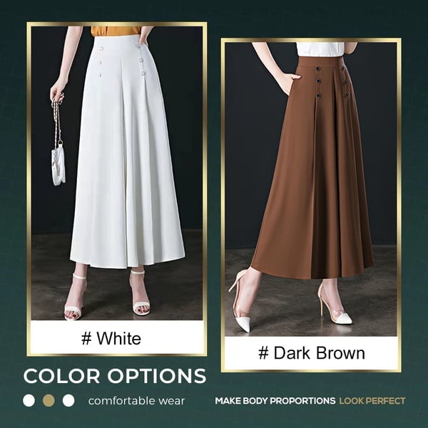 (🎁2024 New Year Hot Sale🎁)🔥 49% OFF🔥[Comfy and Cool] Stylish Pleated Wide-leg Pants