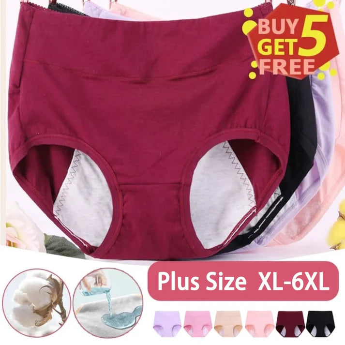 🔥Buy 5 Get 5 Free👍 - Leak proof Cotton antibacterial panties