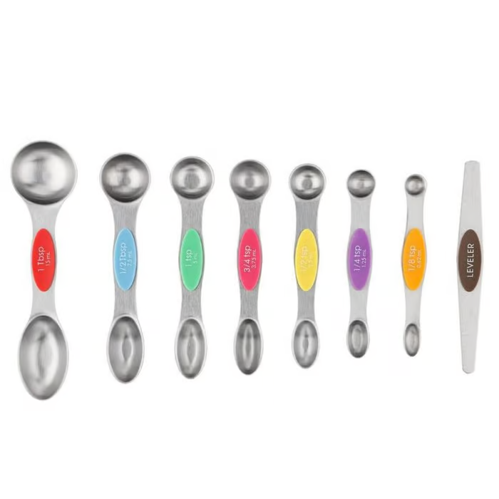 Stainless Steel Magnetic Measuring Spoons Set