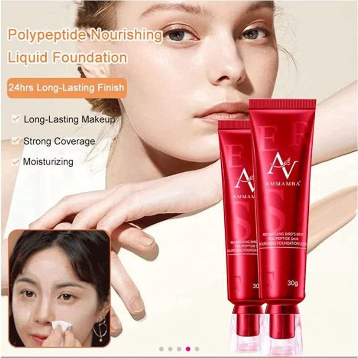 Red Ginseng Birds Nest concealer Liquid Foundation