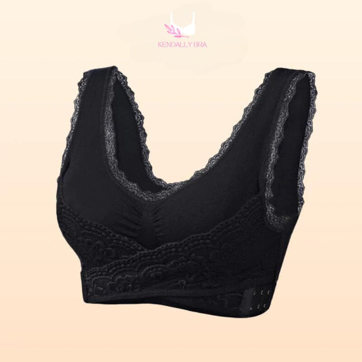 LAST DAY SALE 48% – Comfy Corset Adjustable Bra Front Cross Side Buckle Lace Bras