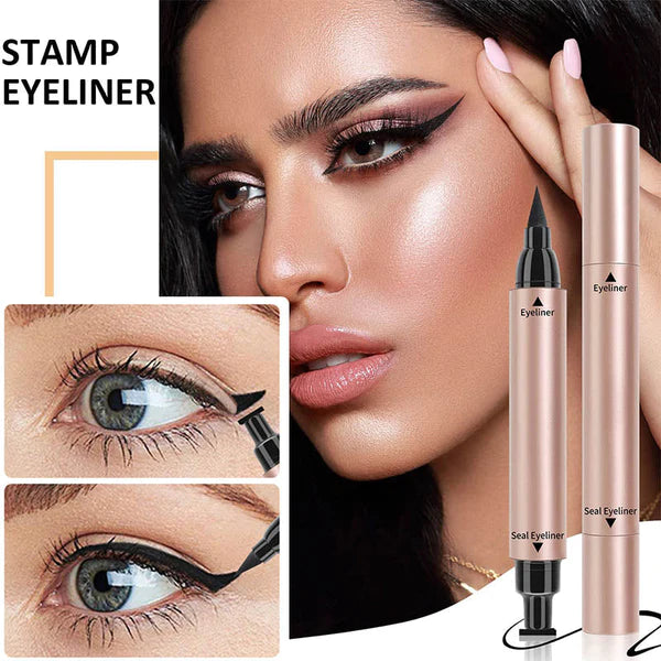 🎅Buy 1 get 1 free | Double triangular liquid eyeliner