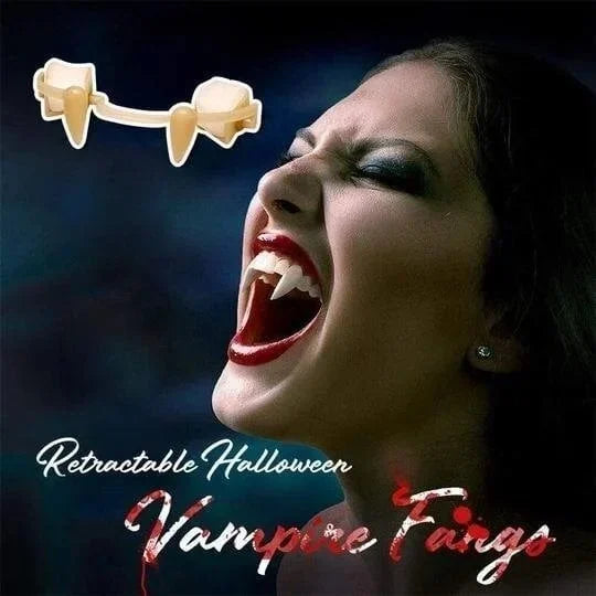 Automatic retractable vampire fangs💥