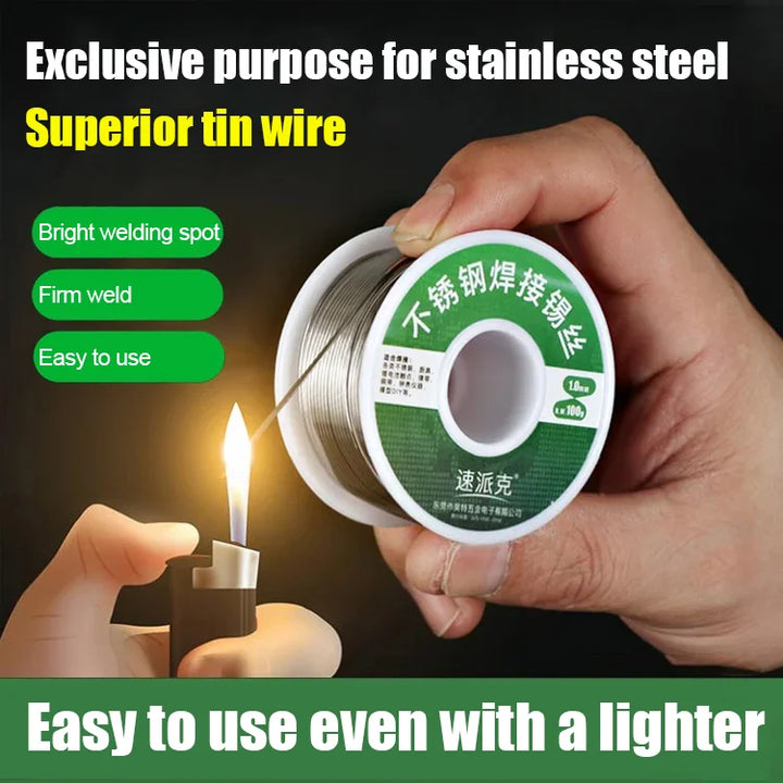 【Hot sale】Buy 1 get 1！Stainless steel soldering tin wire