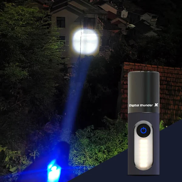 🔥 Promotion - 49% OFF🔥LED Rechargeable Tactical Laser Flashlight 80000 High Lumens