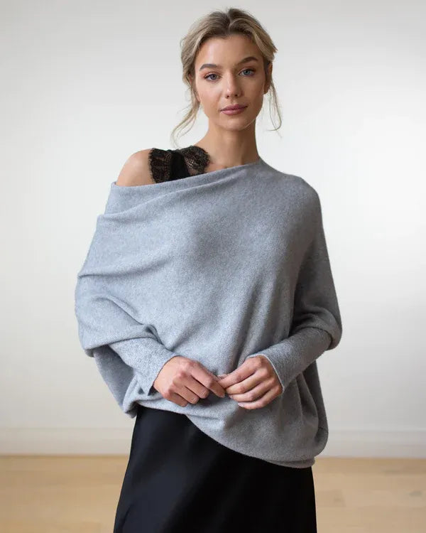 2024 New Asymmetric Draped Jumper