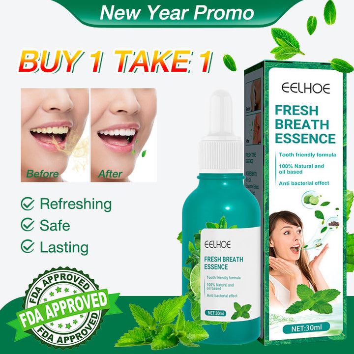 Buy 1 Get 1 - Natural Fresh Breath Oral Care Essence