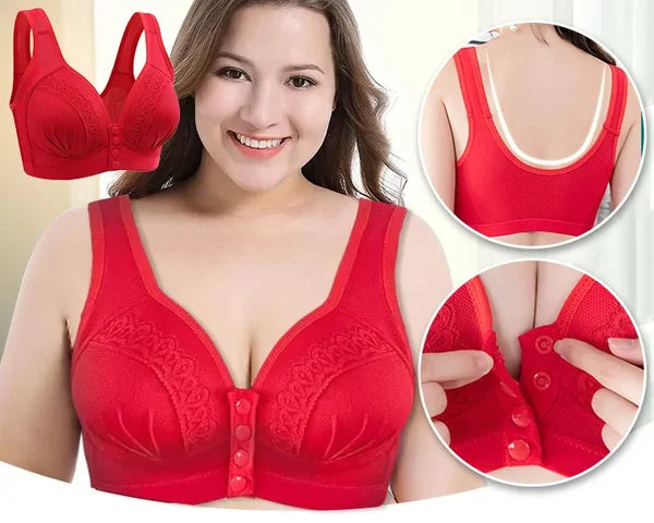 BUY 1 GET 1 FREE(Please add 2 pcs to cart)❤️Front-Closure Bra