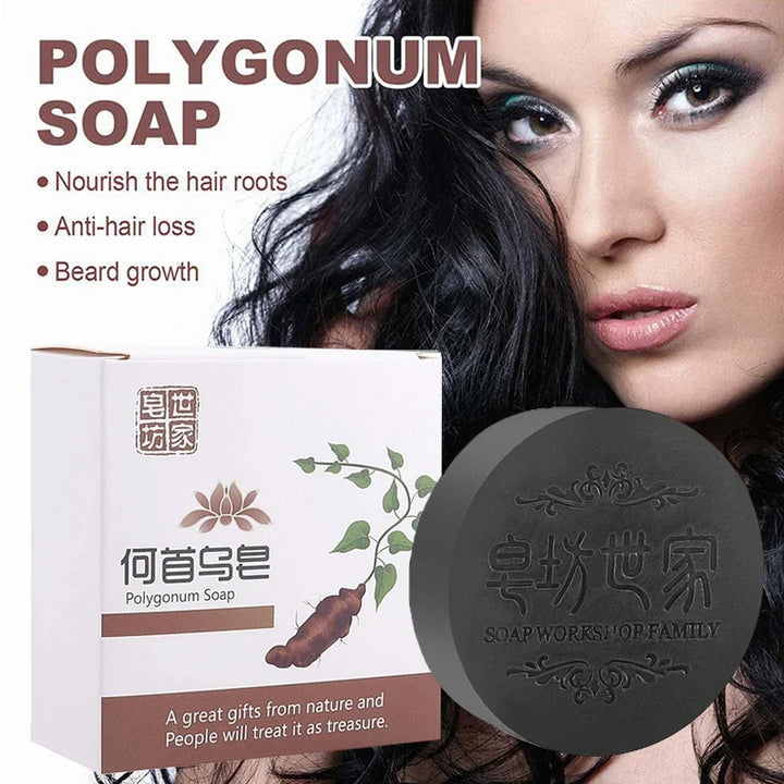 🔥Early Christmas discount 49%🔥Polygonum Multiflorum Plant Extract Nourishing Hair Roots Cleaning Oil Control Handmade Soap