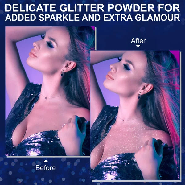 🔥Hot Sale 48% OFF💖Waterproof Glitter Spray Stage Party Hair and Clothes