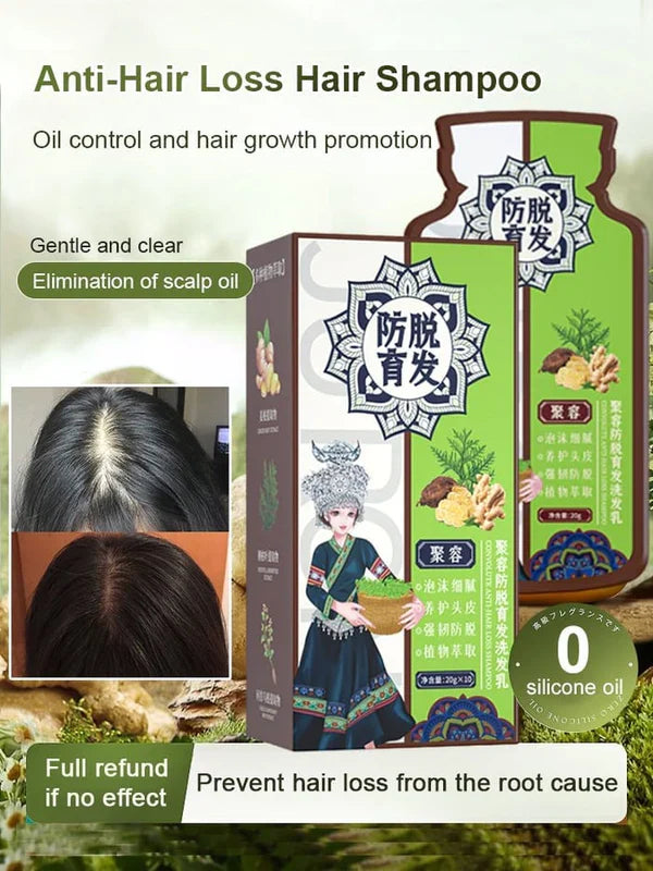 🔥Hot Sale 🔥Ginger Plant Extract Anti-Hair Loss Hair Shampoo