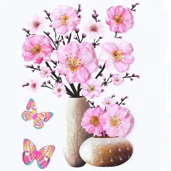 (🎁2024-Christmas Hot Sale🎁)Best Gift For Holiday 🔥3D Vase Sticker