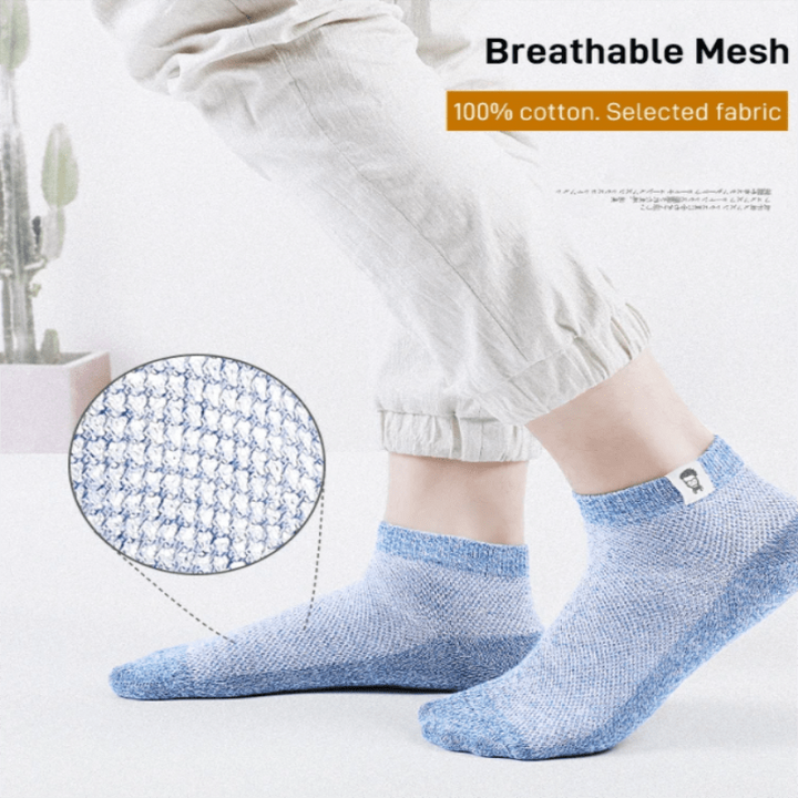 Mens Breathable Anti-bacterial Deodorant Socks