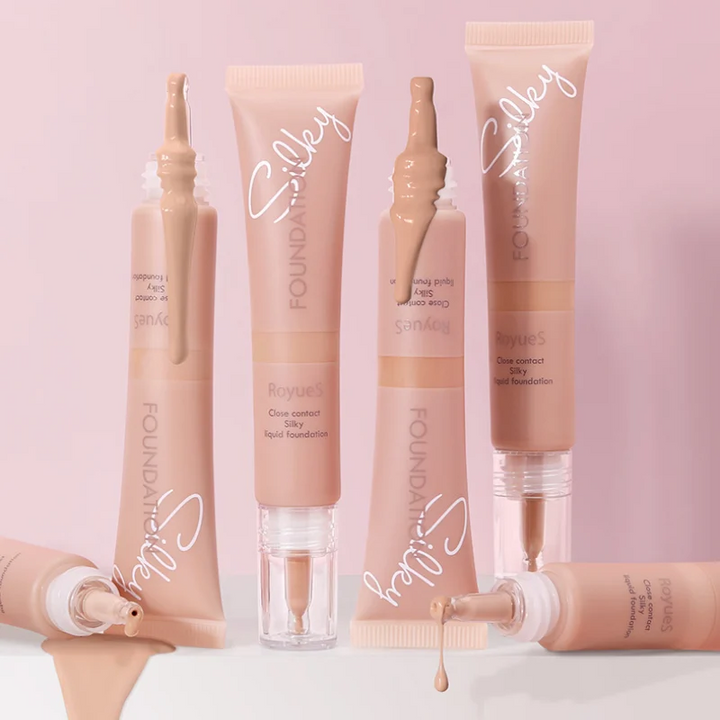 ROYUES Super Coverage Foundation with Buffing Brush