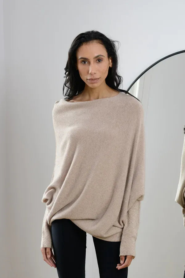 2024 New Asymmetric Draped Jumper