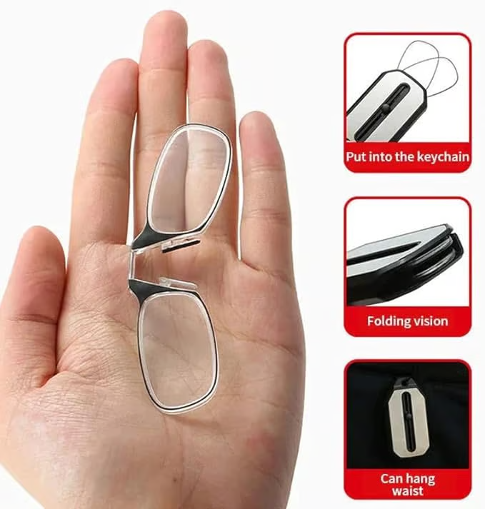 Reading Glasses with Keychain Case