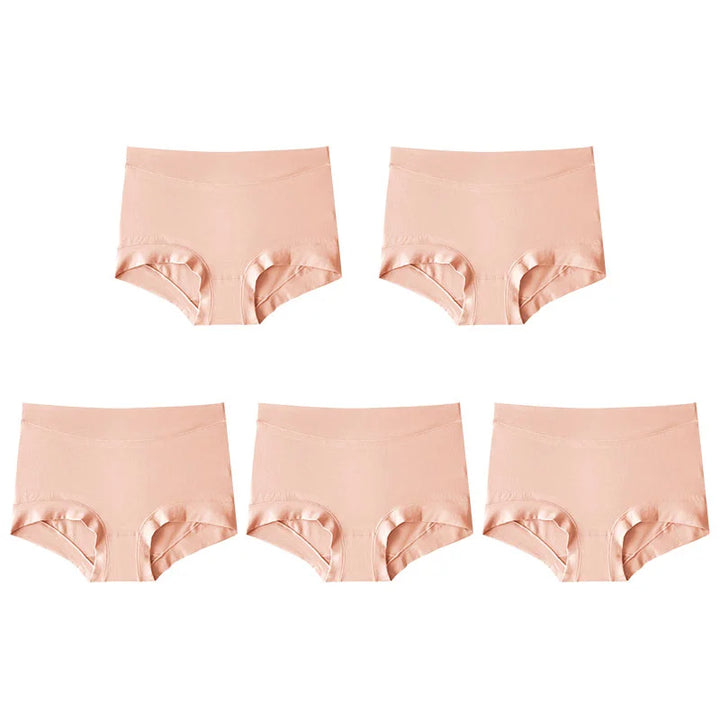 PAY 1 GET 3(3packs)🌸Women's Large Size High Waist Cotton Graphene Crotch Antibacterial Panties