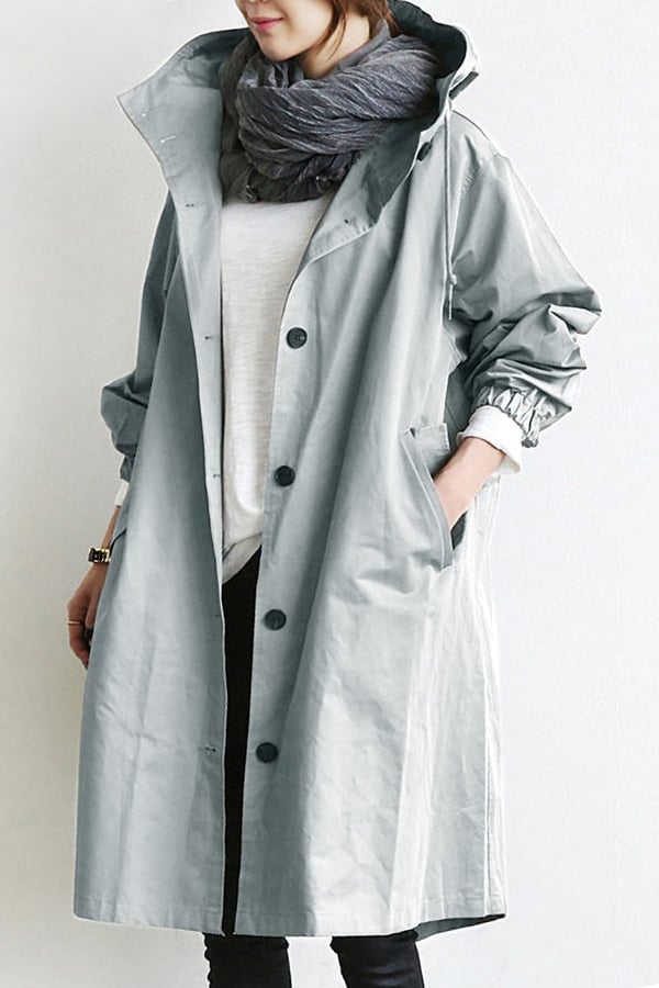 🔥 Last Day 49%OFF🔥 Hooded Trench Coat