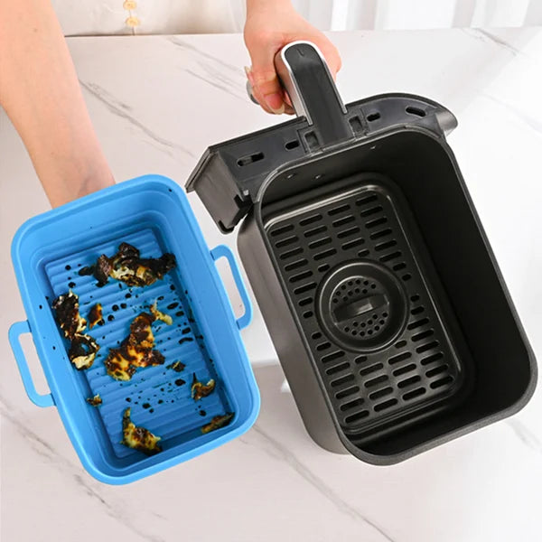 Foldable Air Fryer Silicone Baking Tray