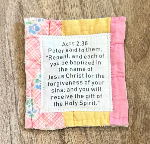 Prayer Quilt with cross inside✝️