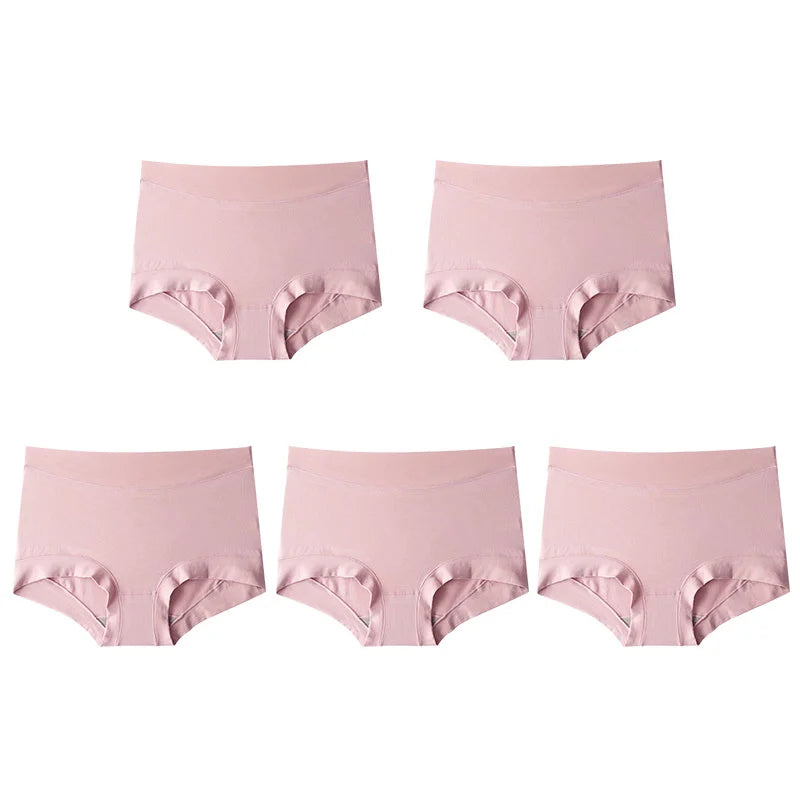 PAY 1 GET 3(3packs)🌸Women's Large Size High Waist Cotton Graphene Crotch Antibacterial Panties