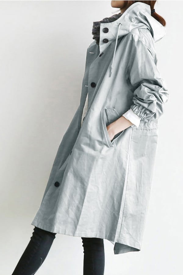 🔥 Last Day 49%OFF🔥 Hooded Trench Coat