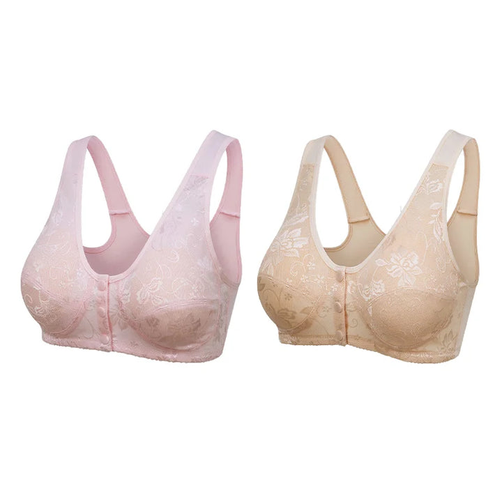 🔥Pay 1 Get 3(3packs)🔥Design for Senior Front Closure Bra