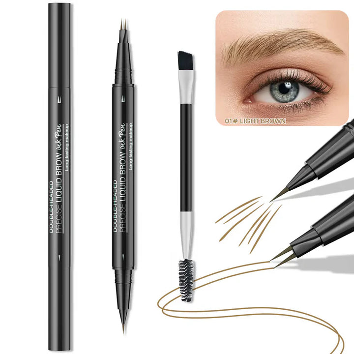 2 IN 1 DUAL ENDED EYEBROW PEN