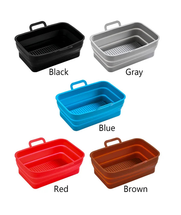 Foldable Air Fryer Silicone Baking Tray