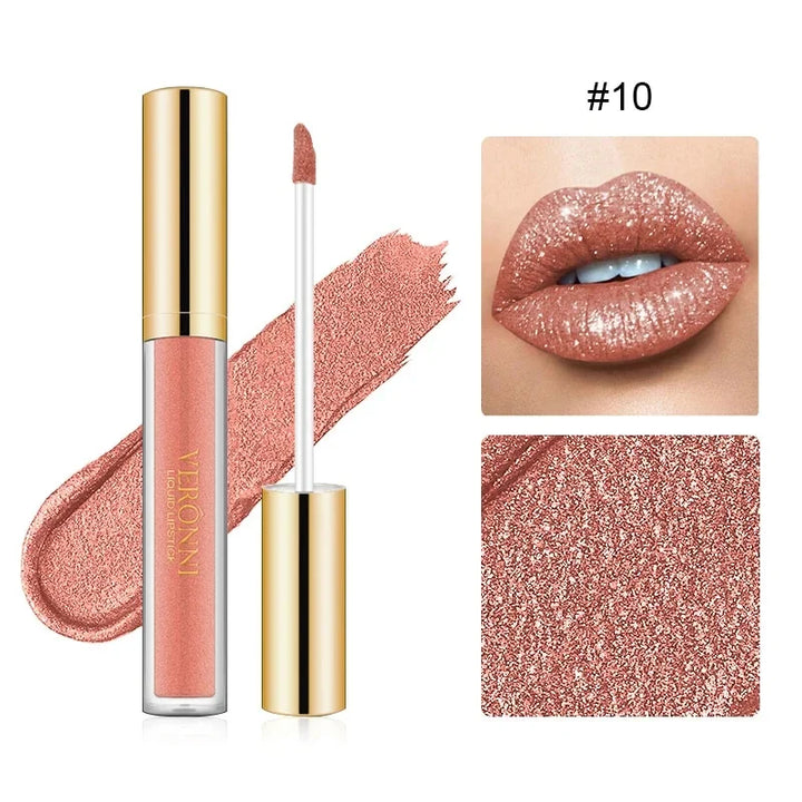 🎁LAST DAY SALE-49% OFF🎁Metallic Liquid Diamond Glitter Lipstick