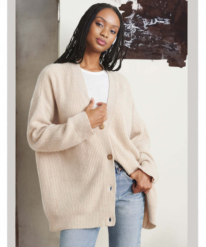 2024 Fall Hot Sale-Cashmere Cocoon Cardigan-(Buy 2 Free Shipping)