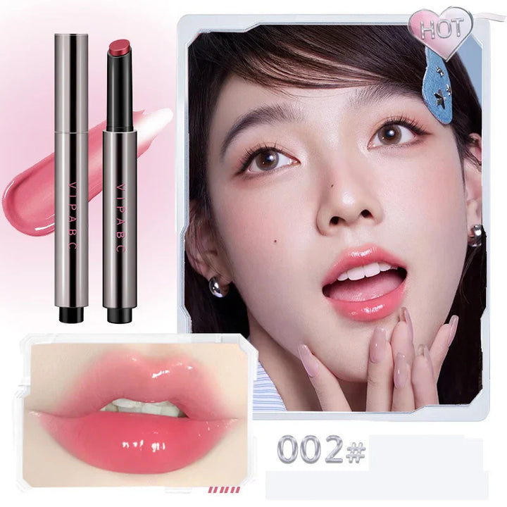 VIPABC Water-light Mirror Moisturizing Press Solid Lip Glaze