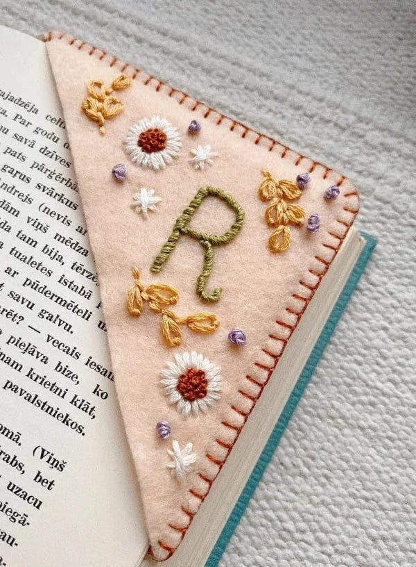 🔖Personalized Embroidery Felt Bookmarks