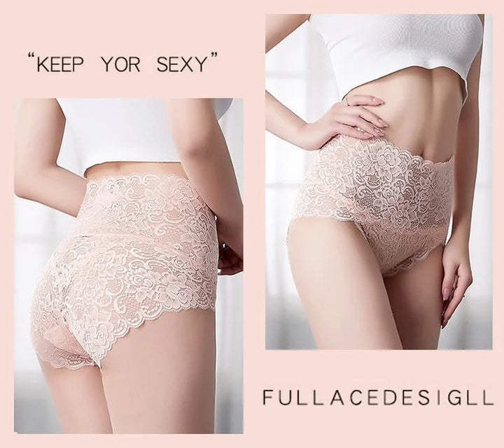 🔥Buy 5 Free 5(10PACKS)🔥 High Waist Sexy Premium Lace Panties-FREE SHIPPING