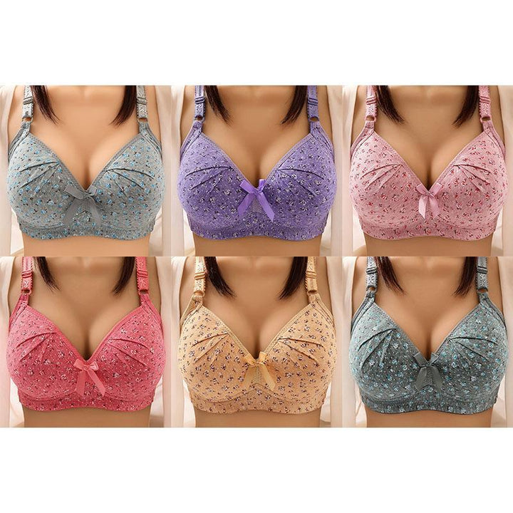 2024 NEW PLUS SIZE BRA WOMEN UNDERWEAR WIRE FREE COMFORT SOFT THIN BREATHABLE