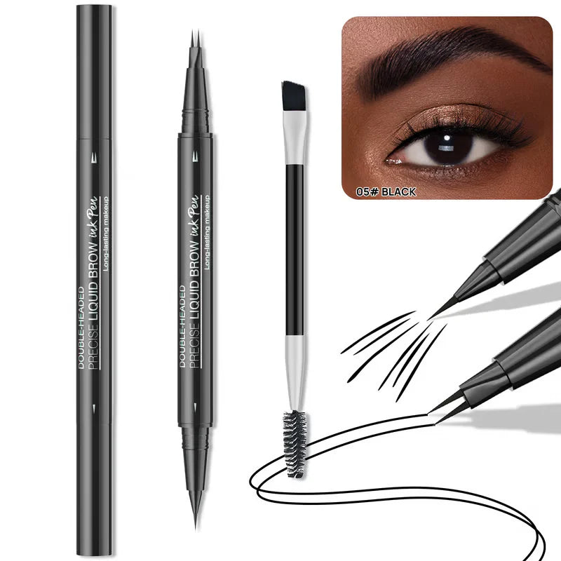 2 IN 1 DUAL ENDED EYEBROW PEN