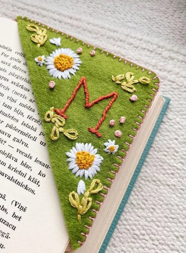 🔖Personalized Embroidery Felt Bookmarks