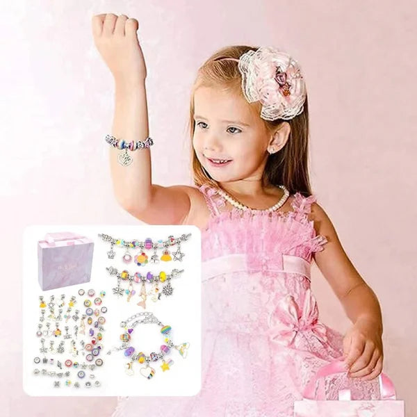 🎁2024-Christmas Hot Sale🎁🎉The Best Gift For Children-🎀DIY Gorgeous Bracelet Set