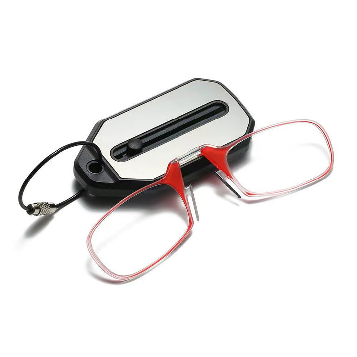 Reading Glasses with Keychain Case