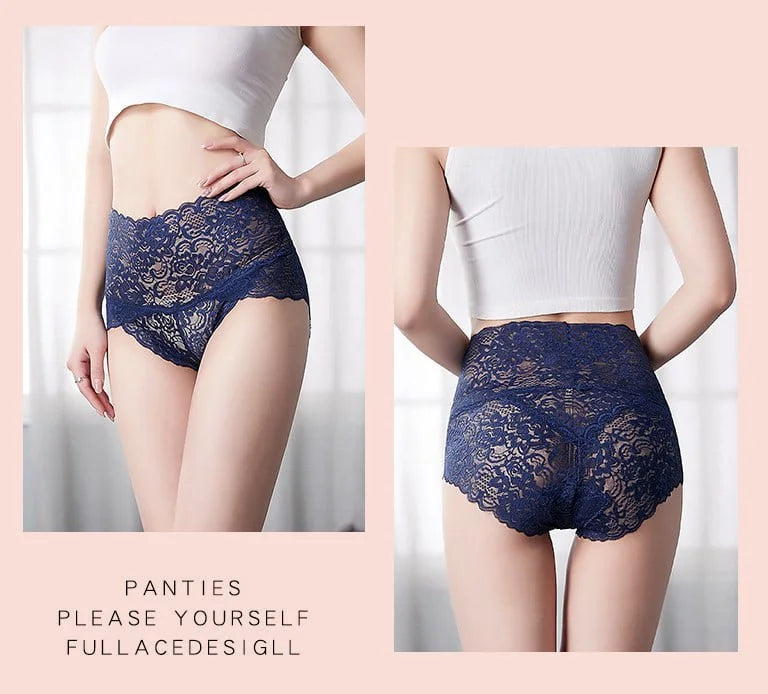 🔥Buy 5 Free 5(10PACKS)🔥 High Waist Sexy Premium Lace Panties-FREE SHIPPING