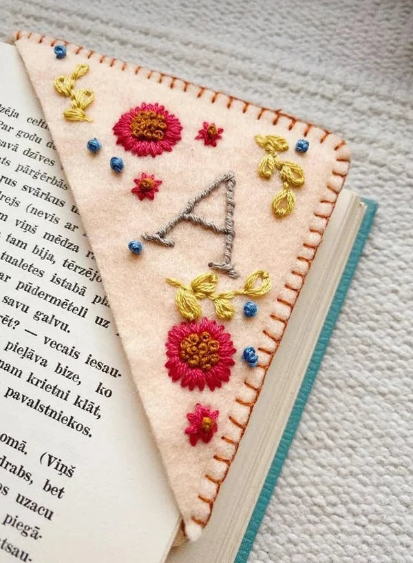 🔖Personalized Embroidery Felt Bookmarks