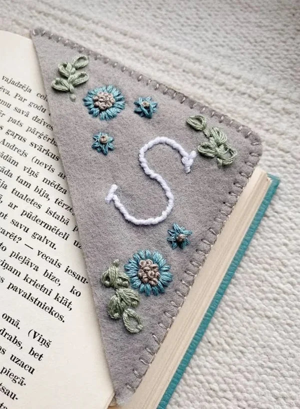 🔖Personalized Embroidery Felt Bookmarks