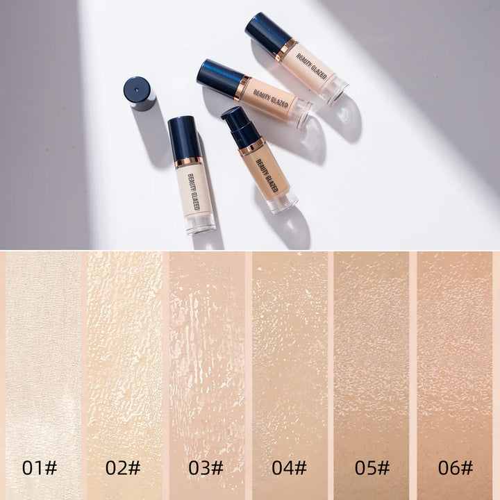 BEAUTY GLAZED 6 Color Serum Liquid Foundation